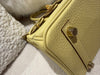 HERMES Birkin 25 Togo Jaune Poussin Stamp Z