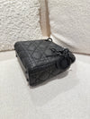 DIOR MINI LADY LAMBSKIN BLACK