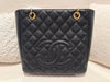Chanel Cambon Shopping Tote Bag caviar Black