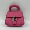 BURBERRY TRENCH CALFSKIN MINI TOP HANDLE BAG ROSE PINK