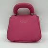 BURBERRY TRENCH CALFSKIN MINI TOP HANDLE BAG ROSE PINK