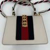 GUCCI SYLVIE TOP HANDLE LEATHER HANDBAG