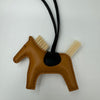 HERMES Rodeo Trumpet Pendant Brown Y Stamp B