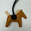 HERMES Rodeo Trumpet Pendant Brown Y Stamp B