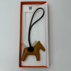 HERMES Rodeo Trumpet Pendant Brown Y Stamp B