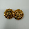 CHANEL Gold-plated Clip-on Earrings