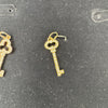 TIFFANY & CO. 18K Yellow Gold Diamond Mini Open Trefoil Key Pendant (3 sets)