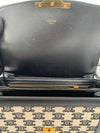 CELINE Teen Triomphe Logo Printed Leather Handbag
