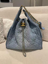 CHANEL 25 Bag Medium Washed Denim