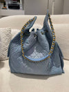 CHANEL 25 Bag Medium Washed Denim