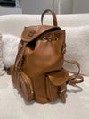 MIU MIU WOMAN LEATHER BACKPACK Cognac (BROWN) Large
