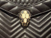 Bvlgari Serpenti Forever Black Quilted Nappa Leather Backpack