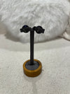 DIOR "BEE" PEARL EARRINGS DARK BLUE