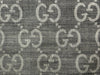 Gucci Knitted Wool & Slik Scarf GG Supreme Light Grey