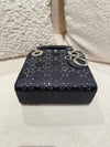DIOR MINI LADY DIOR STAIN CRYSTAL BLACK