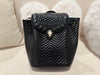 Bvlgari Serpenti Forever Black Quilted Nappa Leather Backpack