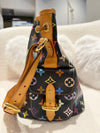 LOUIS VUITTON PETIT NOE BLACK MULTICOLOUR MONOGRAM CANVAS