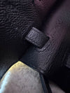 Hermes kelly 25 Sellier Epsom black SHW stamp K