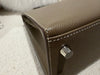 Hermes Kelly 25 Epsom Etoupe SHW Stamp D