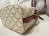 Celine Teen Cabas De France White Triomphe Calfskin Canvas