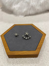 DIORSHINY "CD& 6 STARS" CRYSTAL EARRINGS