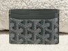 Goyard Saint Sulpice Card Holder Goyardine Canvas Grey