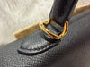Hermes kelly 25 Sellier Epsom black SHW stamp K