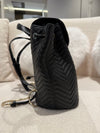 Bvlgari Serpenti Forever Black Quilted Nappa Leather Backpack