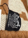 HERMES AVALON THROW BLANKET ECRU/CAMEL