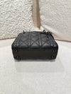 DIOR MINI LADY LAMBSKIN BLACK