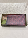 GUCCI GG Supreme Jacquard Scarf Pink