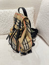BURBERRY SMALL RUCKSACK BACKPACK NYLON BEIGE GHW