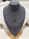 Van Cleef & Arpels VINTAGE ALHAMBRA NECKLACE Red/Gold
