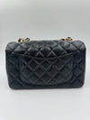 CHANEL Black Quilted Lambskin Mini Rectangular Coco Charms Flap Bag