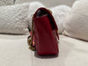 Gucci MedIium GG Marmont Shoulder Bag Calfskin Red