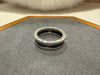 Bvlgari Save The Children Ceramic Sterling Silver Ring Size 59