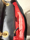 Gucci Medium GG Marmont Shoulder Bag Velvet Black