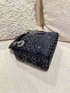 DIOR MINI LADY DIOR STAIN CRYSTAL BLACK