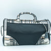 PRADA BOSTON BAG BLACK AND MULTICOLOR