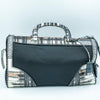PRADA BOSTON BAG BLACK AND MULTICOLOR