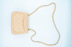 CHANEL 22C MINI SQUARE FLAP BAG LAMBSKIN BEIGE