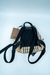 BURBERRY SMALL RUCKSACK BACKPACK NYLON BEIGE GHW