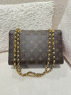 LOUIS VUITTON MONOGRAM CANVAS AND LEATHER CERISE VICTOIRE BAG