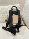 BURBERRY SMALL RUCKSACK BACKPACK NYLON BEIGE GHW