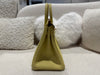 HERMES Birkin 25 Togo Jaune Poussin Stamp Z