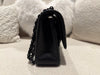 Chanel MEDIUM Classic Double Flap Bag Lambskin So Black (Microchip)