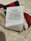 GUCCI Wool GG Logo Scarf Light Brown 37x190cm
