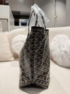 GOYARD SAINT LOUIS PM TOTE BAG GOYARD LINE CANVAS BLACK