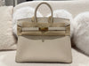 Hermes Birkin 25 Craie Stamp G