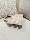 CHARISTIAN DIOROBLOQUE MINI BOOK TOTE ROSE DES VENTS MULTICOLOR